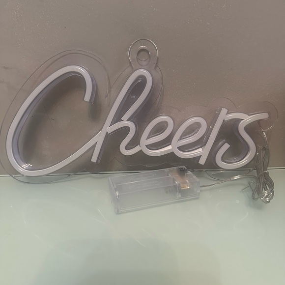 Target Cheers LED Sign - White - Picture 1 of 3